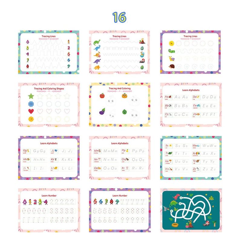 Carti si Birotica - Carti - Carti pentru copii - Carti interactive - Carte interactiva si educativa, My Preschool Busy Book 1, 32 pagini activitati, stickere, Engleza, 3 ani+, EduJucarii - Infinity.ro
