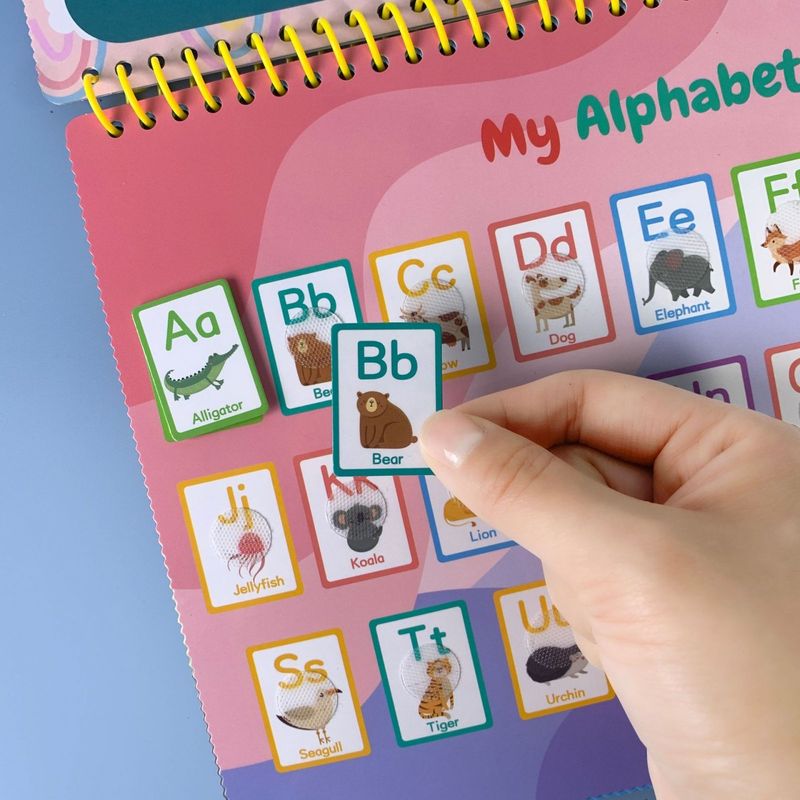 Carti si Birotica - Carti - Carti pentru copii - Carti interactive - Carte interactiva si educativa, My Preschool Busy Book 1, 32 pagini activitati, stickere, Engleza, 3 ani+, EduJucarii - Infinity.ro
