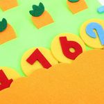 Jucarii, Copii si Bebe - Jucarii si jocuri - Jucarii & jocuri educative - Jucarii interactive - Joc educativ montessori,  numere, prescolari fetru, Iepure, 26 x 24 cm, 3 ani+, Edujucarii - Infinity.ro