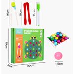 Jucarii, Copii si Bebe - Jucarii si jocuri - Jucarii & jocuri educative - Jucarii interactive - Joc educativ Montessori din lemn, Pincer Bead Game, Broasca, pentru memorie, potrivire si sortare, 3 ani +, EduJucarii - Infinity.ro