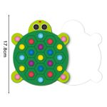 Jucarii, Copii si Bebe - Jucarii si jocuri - Jucarii & jocuri educative - Jucarii interactive - Joc educativ Montessori din lemn, Pincer Bead Game, Broasca, pentru memorie, potrivire si sortare, 3 ani +, EduJucarii - Infinity.ro