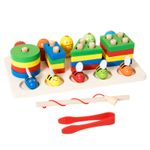 Jucarii, Copii si Bebe - Jucarii si jocuri - Jucarii & jocuri educative - Jucarii interactive - Aritmetic 3 in 1, sortator forme geometrice, joc de pescuit, Joc educativ logaritmic, Montessori, 3 ani+, Edujucarii - Infinity.ro