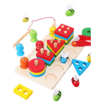 Jucarii, Copii si Bebe - Jucarii si jocuri - Jucarii & jocuri educative - Jucarii interactive - Aritmetic 3 in 1, sortator forme geometrice, joc de pescuit, Joc educativ logaritmic, Montessori, 3 ani+, Edujucarii - Infinity.ro