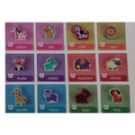 Jucarii, Copii si Bebe - Jucarii si jocuri - Jucarii & jocuri educative - Jucarii interactive - Joc Montessori, echilibru, insiruire, carduri, 12 piese lemn, Balanced Stacking Beading, Animale, 3 ani, EduJucarii - Infinity.ro