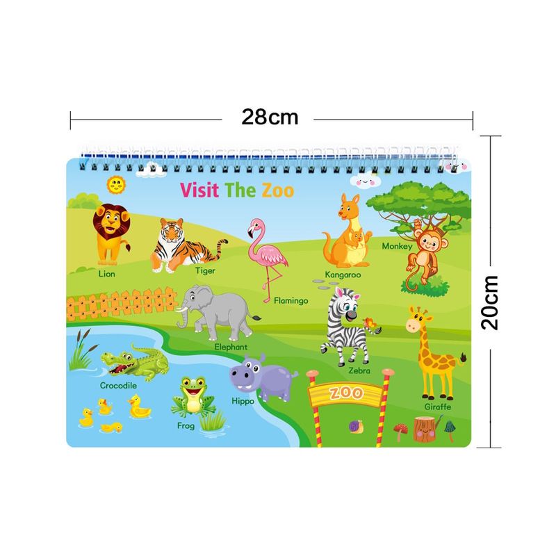 Carti si Birotica - Carti - Carti pentru copii - Carti interactive - Carte interactiva si educativa, My Preschool Busy Book 2, 32 pagini activitati, stickere, Engleza, 3 ani+, EduJucarii - Infinity.ro