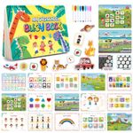 Carti si Birotica - Carti - Carti pentru copii - Carti interactive - Carte interactiva si educativa, My Preschool Busy Book 2, 32 pagini activitati, stickere, Engleza, 3 ani+, EduJucarii - Infinity.ro