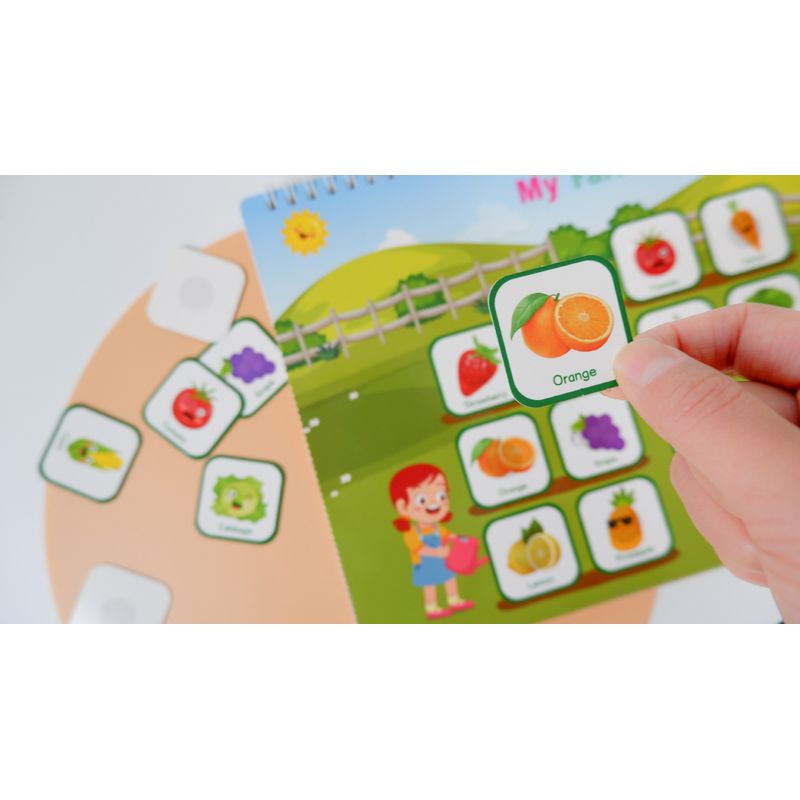 Carti si Birotica - Carti - Carti pentru copii - Carti interactive - Carte interactiva si educativa, My Preschool Busy Book 2, 32 pagini activitati, stickere, Engleza, 3 ani+, EduJucarii - Infinity.ro
