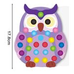 Jucarii, Copii si Bebe - Jucarii si jocuri - Jucarii & jocuri educative - Jocuri si jucarii educative - Joc educativ Montessori din lemn, Pincer Bead Game, Bufnita, pentru memorie, potrivire si sortare, 3 ani +, EduJucarii - Infinity.ro
