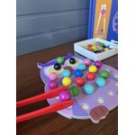 Jucarii, Copii si Bebe - Jucarii si jocuri - Jucarii & jocuri educative - Jocuri si jucarii educative - Joc educativ Montessori din lemn, Pincer Bead Game, Bufnita, pentru memorie, potrivire si sortare, 3 ani +, EduJucarii - Infinity.ro