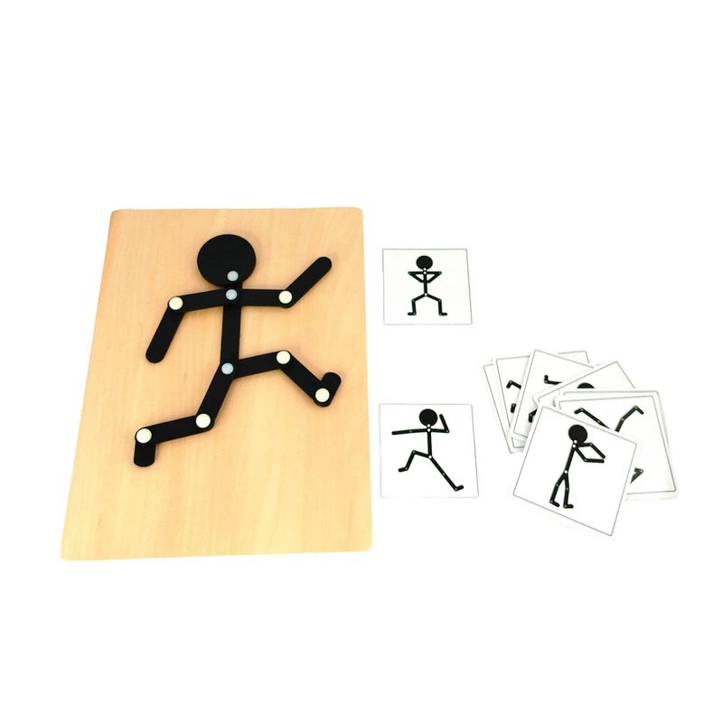 Jucarii, Copii si Bebe - Jucarii si jocuri - Jucarii & jocuri educative - Jucarii interactive - Joc Educativ din lemn, Montessori, Sports Figures, Figurina Structura Corpului Uman, 3 ani+, EduJucarii - Infinity.ro