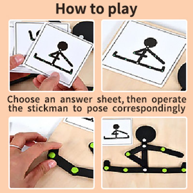 Jucarii, Copii si Bebe - Jucarii si jocuri - Jucarii & jocuri educative - Jucarii interactive - Joc Educativ din lemn, Montessori, Sports Figures, Figurina Structura Corpului Uman, 3 ani+, EduJucarii - Infinity.ro