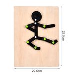 Jucarii, Copii si Bebe - Jucarii si jocuri - Jucarii & jocuri educative - Jucarii interactive - Joc Educativ din lemn, Montessori, Sports Figures, Figurina Structura Corpului Uman, 3 ani+, EduJucarii - Infinity.ro