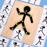 Jucarii, Copii si Bebe - Jucarii si jocuri - Jucarii & jocuri educative - Jucarii interactive - Joc Educativ din lemn, Montessori, Sports Figures, Figurina Structura Corpului Uman, 3 ani+, EduJucarii - Infinity.ro