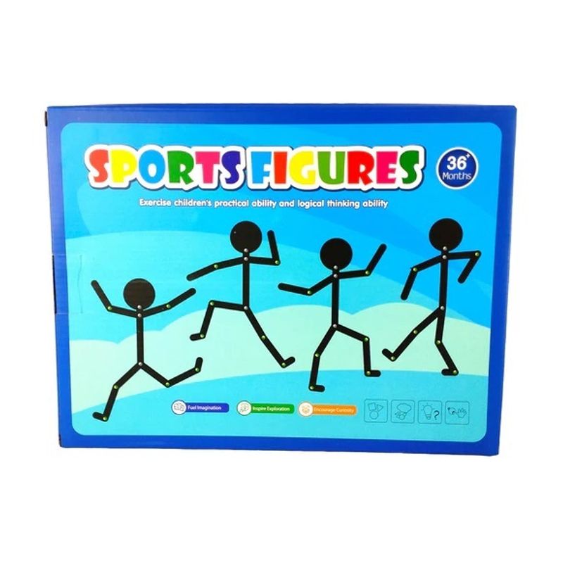 Jucarii, Copii si Bebe - Jucarii si jocuri - Jucarii & jocuri educative - Jucarii interactive - Joc Educativ din lemn, Montessori, Sports Figures, Figurina Structura Corpului Uman, 3 ani+, EduJucarii - Infinity.ro