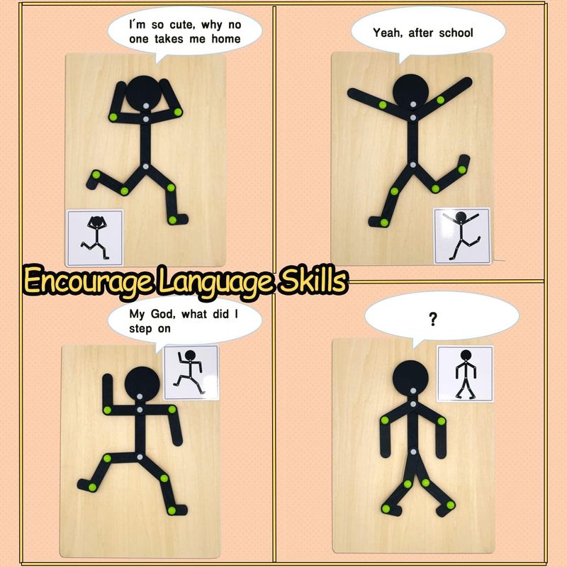 Jucarii, Copii si Bebe - Jucarii si jocuri - Jucarii & jocuri educative - Jucarii interactive - Joc Educativ din lemn, Montessori, Sports Figures, Figurina Structura Corpului Uman, 3 ani+, EduJucarii - Infinity.ro