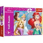 Jucarii, Copii si Bebe - Jucarii si jocuri - Jocuri si puzzle - Puzzle - Puzzle trefl 30 disney princess printese fericite - Infinity.ro