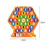 Jucarii, Copii si Bebe - Jucarii si jocuri - Jucarii & jocuri educative - Jocuri si jucarii educative - Joc educativ Construieste un fagure, Montessori, lemn, 3 ani+, EduJucarii - Infinity.ro