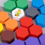 Jucarii, Copii si Bebe - Jucarii si jocuri - Jucarii & jocuri educative - Jocuri si jucarii educative - Joc educativ Construieste un fagure, Montessori, lemn, 3 ani+, EduJucarii - Infinity.ro