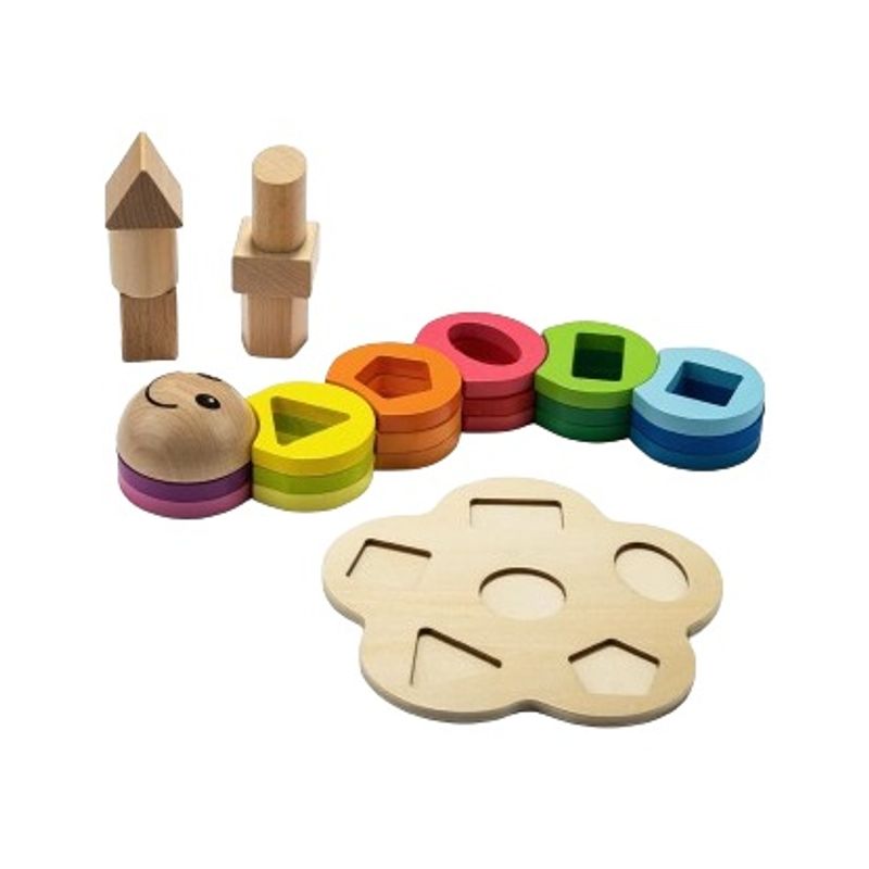 Jucarii, Copii si Bebe - Jucarii si jocuri - Jucarii & jocuri educative - Jocuri si jucarii educative - Sortator educativ din lemn, Floare, forme geometrice, Montessori, 3 ani+, EduJucarii - Infinity.ro