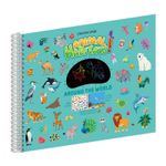 Carti si Birotica - Carti - Carti pentru copii - Activitati extracurriculare - Caiet de activitati  pentru copii, autocolante si imagini de colorat, Habitatul Animalelor, EduJucarii, 4 ani+ - Infinity.ro