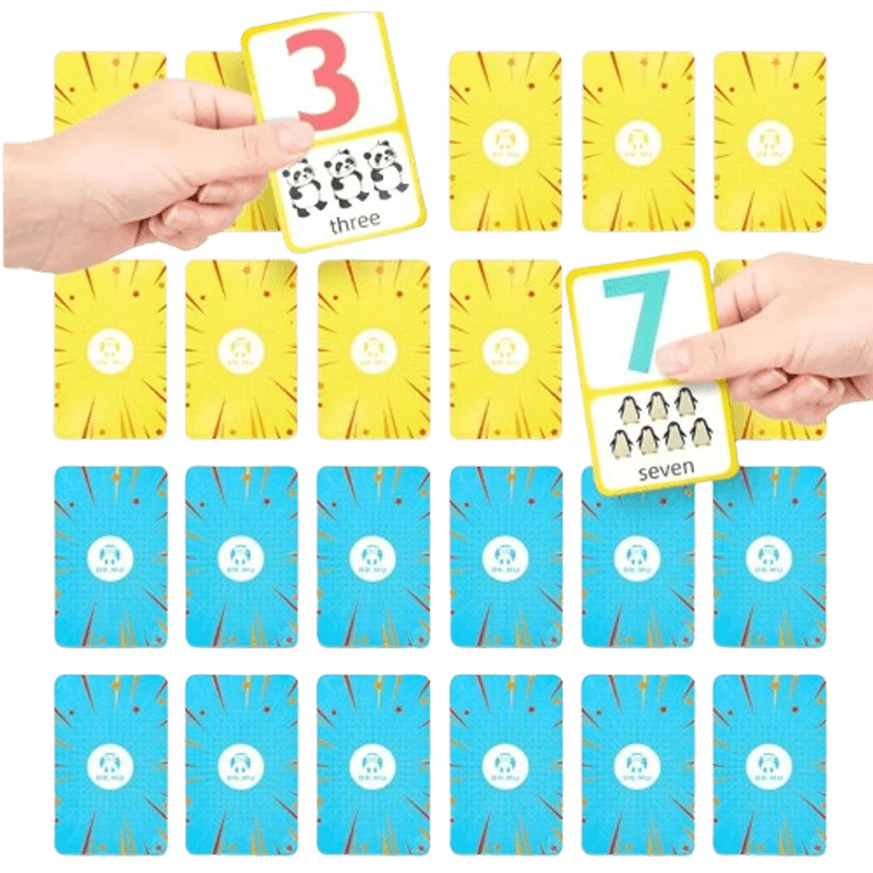 Jucarii, Copii si Bebe - Jucarii si jocuri - Jucarii & jocuri educative - Jocuri de memorie si inteligenta - Joc aritmetic cu carduri, pioni si zaruri, Number sense, 5 in 1, 3 ani+, EduJucarii - Infinity.ro