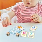 Jucarii, Copii si Bebe - Jucarii si jocuri - Jucarii & jocuri educative - Jocuri de memorie si inteligenta - Joc aritmetic cu carduri, pioni si zaruri, Number sense, 5 in 1, 3 ani+, EduJucarii - Infinity.ro