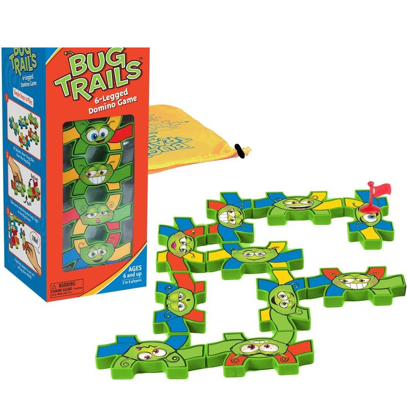 Jucarii, Copii si Bebe - Jucarii si jocuri - Seturi de constructie si cuburi - Seturi de constructie - Joc Domino Bug Trails, 40 piese insecte, 3 ani +, EduJucarii - Infinity.ro