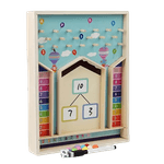 Jucarii, Copii si Bebe - Jucarii si jocuri - Jucarii & jocuri educative - Jocuri si jucarii educative - Jucarie educationala de sortare cognitiva a culorilor si operatii matematice, Montessori, lemn, 3 ani +, EduJucarii - Infinity.ro