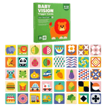 Jucarii, Copii si Bebe - Jucarii si jocuri - Jucarii bebelusi - Jucarii interactive bebelusi - Set 20 carduri stimulare vizuala bebe, Color, 6 – 12 luni, EduJucarii - Infinity.ro