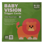 Jucarii, Copii si Bebe - Jucarii si jocuri - Jucarii bebelusi - Jucarii interactive bebelusi - Set 20 carduri stimulare vizuala bebe, Color, 6 – 12 luni, EduJucarii - Infinity.ro