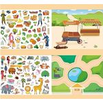 Carti si Birotica - Carti - Carti pentru copii - Activitati extracurriculare - Caiet de activitati  pentru copii, autocolante si imagini de colorat, In jurul orasului, EduJucarii, 4 ani+ - Infinity.ro