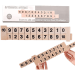 Jucarii, Copii si Bebe - Jucarii si jocuri - Jucarii & jocuri educative - Jocuri de memorie si inteligenta - Joc educativ pentru operatii matematice, lemn, Arithmetic Artifact, 3 ani+, EduJucarii - Infinity.ro