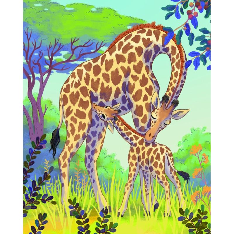Carti si Birotica - Carti - Carti pentru copii - Basme si povesti - Mica girafa: Acasa, in savana - Infinity.ro