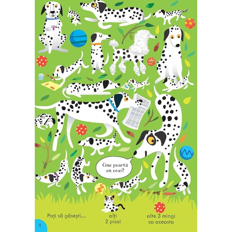 Carti si Birotica - Carti - Carti pentru copii - Carti interactive - Cauta si gaseste. Caini si pisici (Usborne) - Infinity.ro