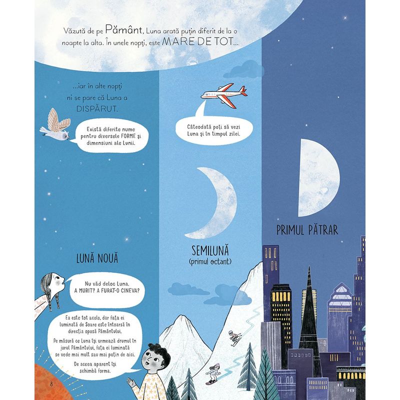 Carti si Birotica - Carti - Carti pentru copii - Basme si povesti - Luna (Usborne) - Infinity.ro