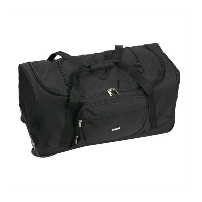 Sport si Outdoor - Articole de voiaj - Genti voiaj - Geanta de Voiaj tip troler, poliester, 2 roti, 86.9L, 71x34x36 cm, negru - Infinity.ro
