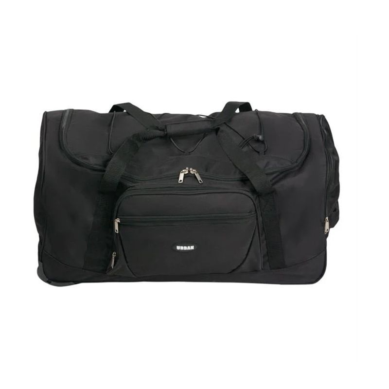 Sport si Outdoor - Articole de voiaj - Genti voiaj - Geanta de Voiaj tip troler, poliester, 2 roti, 86.9L, 71x34x36 cm, negru - Infinity.ro
