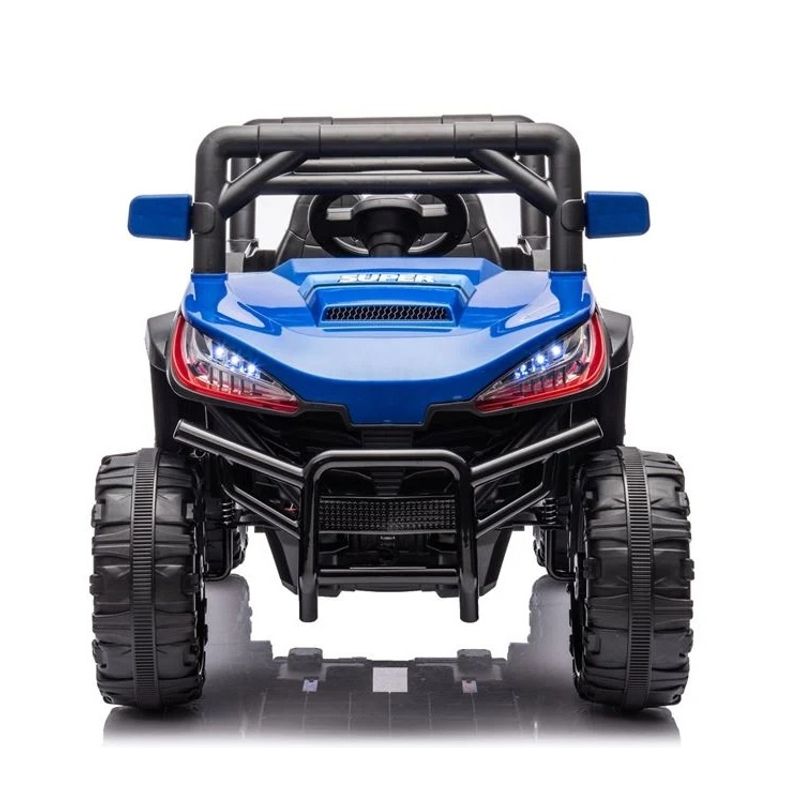 Jucarii, Copii si Bebe - Jucarii si jocuri - Jucarii de exterior - Masinute si vehicule pentru copii - Masina Electrica pentru copii, model Teren Off Road, 12V, 9 luni–3 ani, 30 kg, negru-bleu - Infinity.ro
