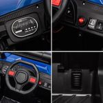 Jucarii, Copii si Bebe - Jucarii si jocuri - Jucarii de exterior - Masinute si vehicule pentru copii - Masina Electrica pentru copii, model Teren Off Road, 12V, 9 luni–3 ani, 30 kg, negru-bleu - Infinity.ro