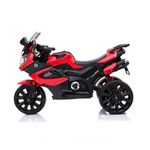 Jucarii, Copii si Bebe - Jucarii si jocuri - Jucarii de exterior - Masinute si vehicule pentru copii - Motocicleta Electrica, 6V cu Sunet, 3-8 ani, MP3, 25 kg, rosu cu negru - Infinity.ro