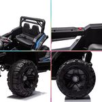 Jucarii, Copii si Bebe - Jucarii si jocuri - Jucarii de exterior - Masinute si vehicule pentru copii - Masina Electrica pentru copii, model Teren Off Road, 12V, 9 luni–3 ani, 30 kg, negru-bleu - Infinity.ro