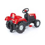 Jucarii, Copii si Bebe - Jucarii si jocuri - Jucarii de exterior - Masinute si vehicule pentru copii - Tractor pentru copii cu pedale, 3 ani+, 50 kg, 81.5x45x52cm, rosu - Infinity.ro