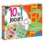 Jucarii, Copii si Bebe - Jucarii si jocuri - Jocuri si puzzle - Jocuri de societate - Joc de societate „10 in 1 jocuri”, clasice si educative, varsta 4+ ani, 5x37x28.1cm, multicolor - Infinity.ro