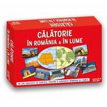 Jucarii, Copii si Bebe - Jucarii si jocuri - Jocuri si puzzle - Jocuri de societate - Joc de societate „Calatorie in Romania & in lume”, 2-6 jucatori, varsta 8+ ani, 40x27x7cm, multicolor - Infinity.ro