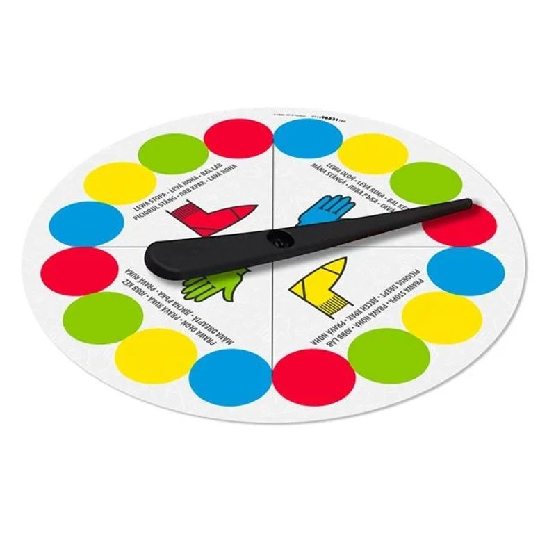 Jucarii, Copii si Bebe - Jucarii si jocuri - Jocuri si puzzle - Jocuri de societate - Joc de societate „Twister”, 2+ jucatori, varsta 6+ ani, multicolor - Infinity.ro
