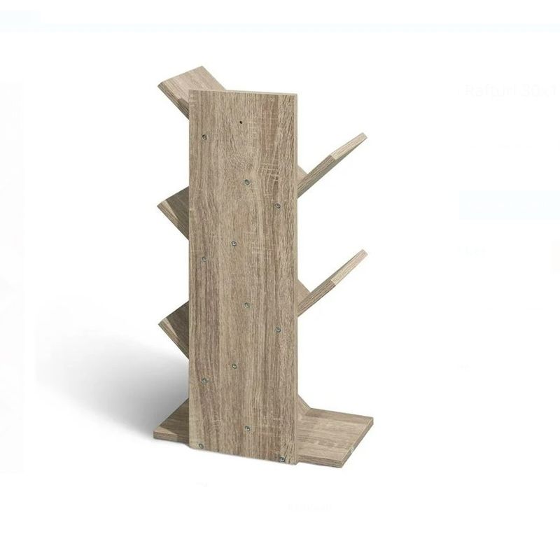 Casa si Gradina - Mobilier - Mobilier copii - Mobilier camera copiilor - Etajera din lemn MDF cu 5 rafturi, pentru carti si decor, 30x17x59 cm - Infinity.ro