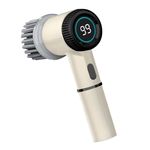 Market - Curatenie si intretinere casa - Produse menaj - Accesorii curatenie - Perie electrica rotativa pentru curat, Fara fir , 5 capete, 3 viteze, Incarcare USB, Rezistenta la apa - Infinity.ro