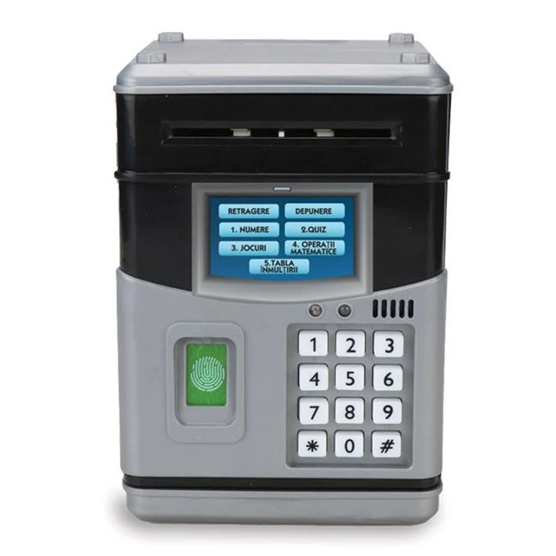 Jucarii, Copii si Bebe - Jucarii si jocuri - Jucarii & jocuri educative - Jucarii interactive - ATM pusculita jucarie educativa, varsta 3+ ani, 22x15x24cm, multicolor - Infinity.ro