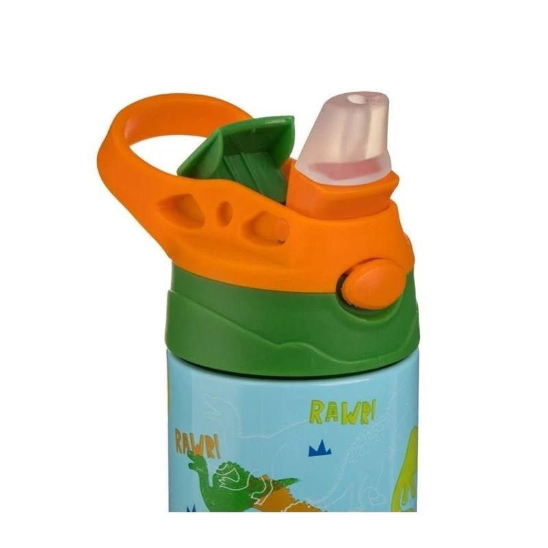 Casa si Gradina - Bucatarie si vesela - Accesorii bar - Termosuri si Cani termos - Sticla Izoterma pentru Copii Pop-Up, cu Dinozauri, 500ml, Otel Inoxidabil, multicolor - Infinity.ro
