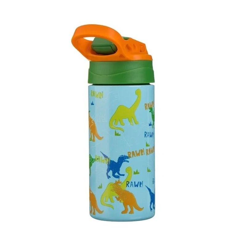 Casa si Gradina - Bucatarie si vesela - Accesorii bar - Termosuri si Cani termos - Sticla Izoterma pentru Copii Pop-Up, cu Dinozauri, 500ml, Otel Inoxidabil, multicolor - Infinity.ro
